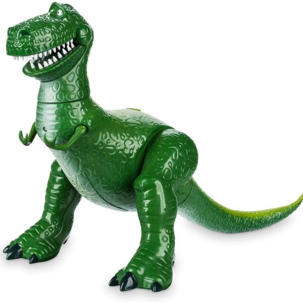 Disney Store Official Rex Interactive Talking Action Figure from Toy Story – Features Sounds and Phrases from The Movies, Interacts with Other Figures and Toys